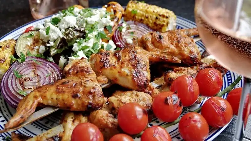 Шашлык из куриных крыльев